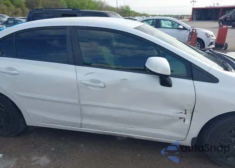 2013 Honda Civic Lx из США, поврежденный, VIN 2HGFB2F52DH554372